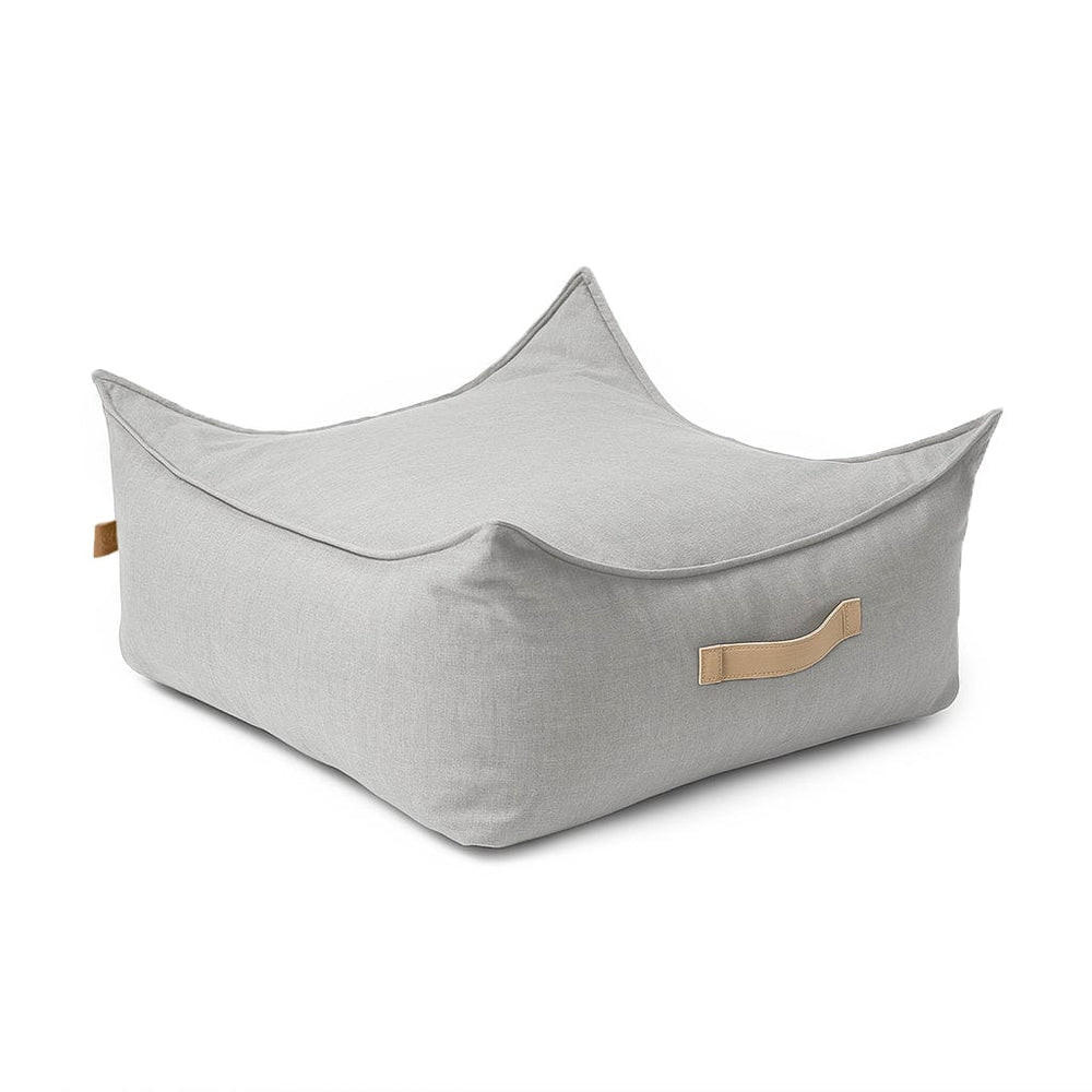 SITZPOUF Outzy für Kinder, Quadratisch, Grau - Grau, Textil (60/60/60cm) - MeowBaby