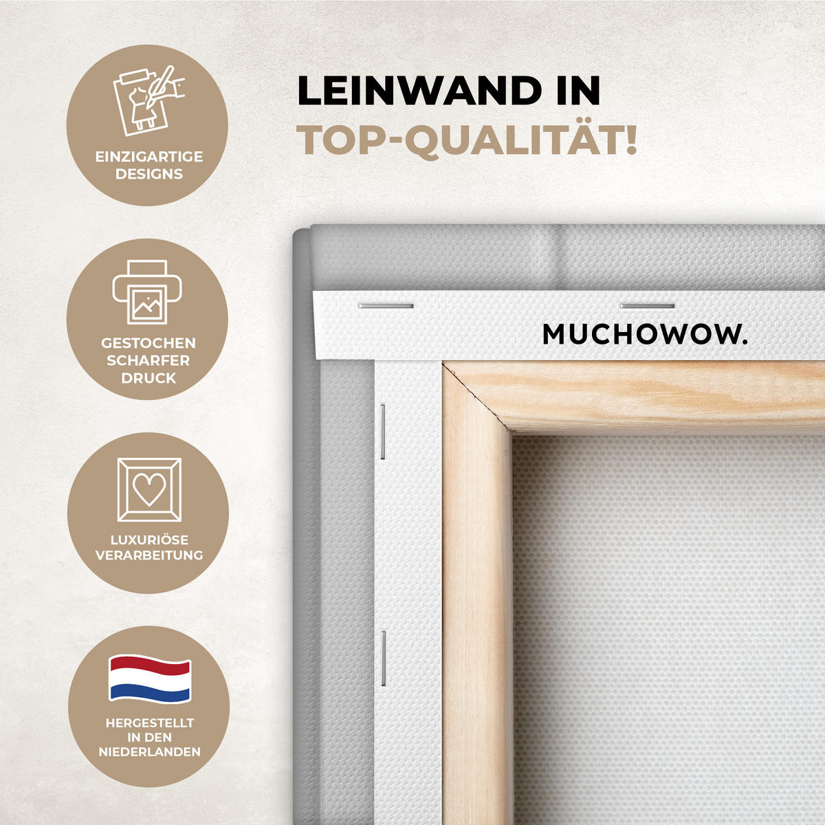 LEINWANDBILD Affe - WC - Zeitung - Schwarz-Weiß - Humor Wohnzimmer Groß 120x80 cm - Hellgrau, Textil (120/80cm) - MuchoWow