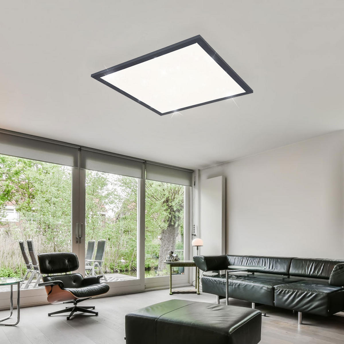 LED DECKENLEUCHTE Doro Weiß - Weiß, Metall (30/30/6cm)