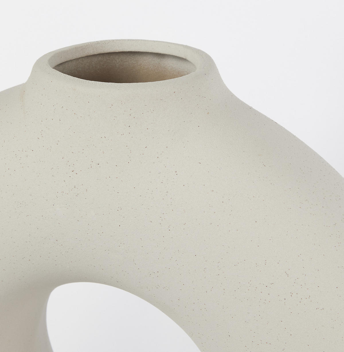 VASE Loop - Beige, Keramik (26cm) - Butlers