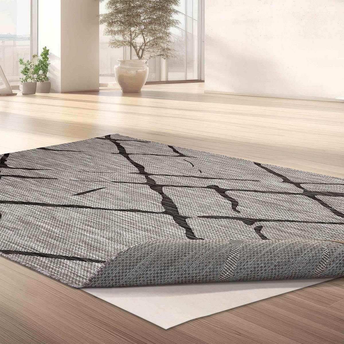 KURZFLORTEPPICH SYDNEY - Hellgrau, Textil (160/230cm) - Astra