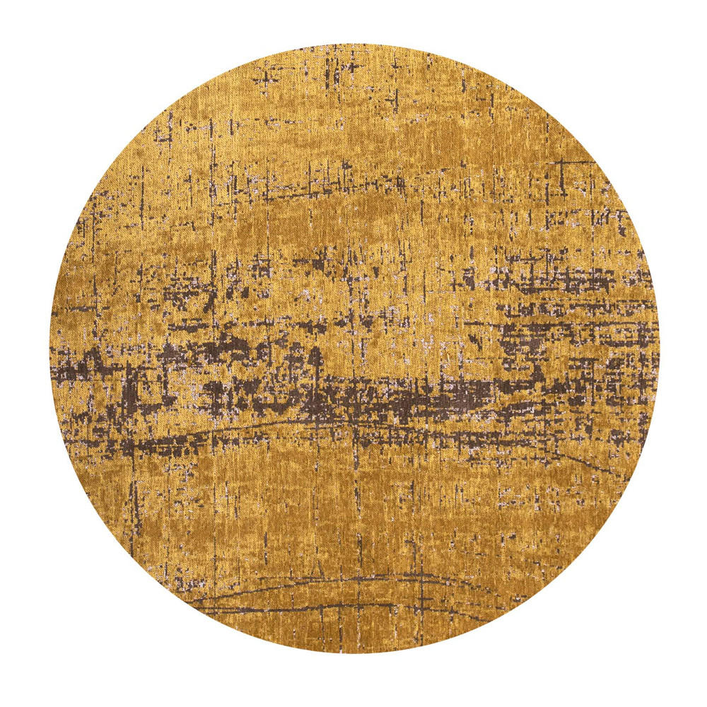 TEPPICH Liberty Gold Mad Men 140/140 cm - Gelb, Textil (140/140cm) - Louis De Poortere