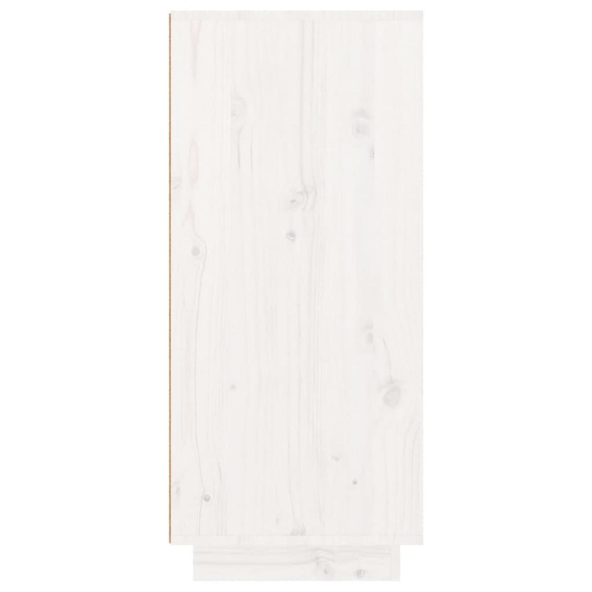 SCHUHSCHRANK Castrop 60/35/80 cm - Weiß, Holzwerkstoff (60/80/35cm) - Nettlife
