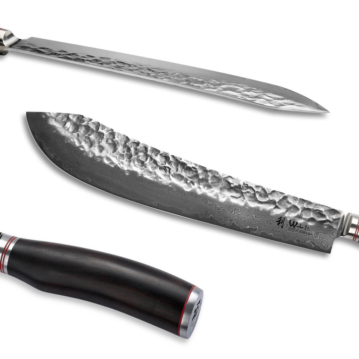 BLOCKMESSER 35 cm - Schwarz, Holz/Metall (50cm) - Wakoli