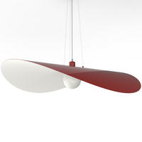 HÄNGELEUCHTE Piuma D90 - Rot, Metall (90/90/120cm) - Lumicom