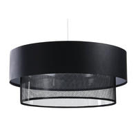 HÄNGELEUCHTE Schwarz 60/20 cm - Schwarz, Kunststoff (60/1/20cm) - ONZENO