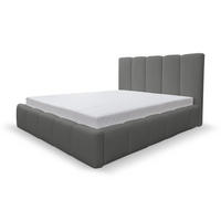 POLSTERBETT MARCO mit Bettkasten Boucle (Grau, 160 x 200 cm) - Grau, Holzwerkstoff (160/200cm) - VENASI MÖBEL