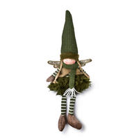PLÜSCHFIGUR Santa Lila Grün - Grün, Textil (14/33/20cm) - Mondex