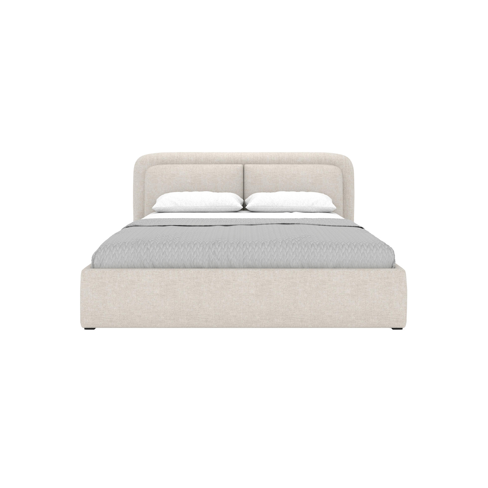 POLSTERBETT Skalo 120x200 cm, Sandbraun - Beige, Textil (120/200cm) - Fedve