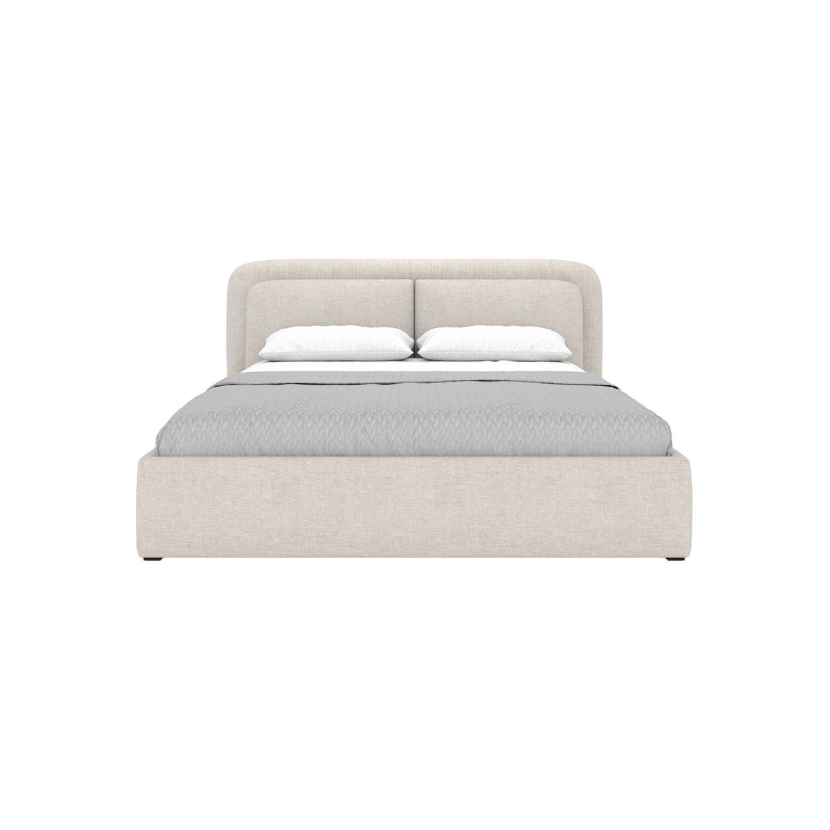 POLSTERBETT Skalo 120x200 cm, Sandbraun - Beige, Textil (120/200cm) - Fedve