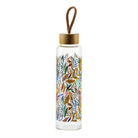 TRINKFLASCHE Hollie Braun 7/7/24 cm Glas - Braun, Glas (0.6L) - Mondex