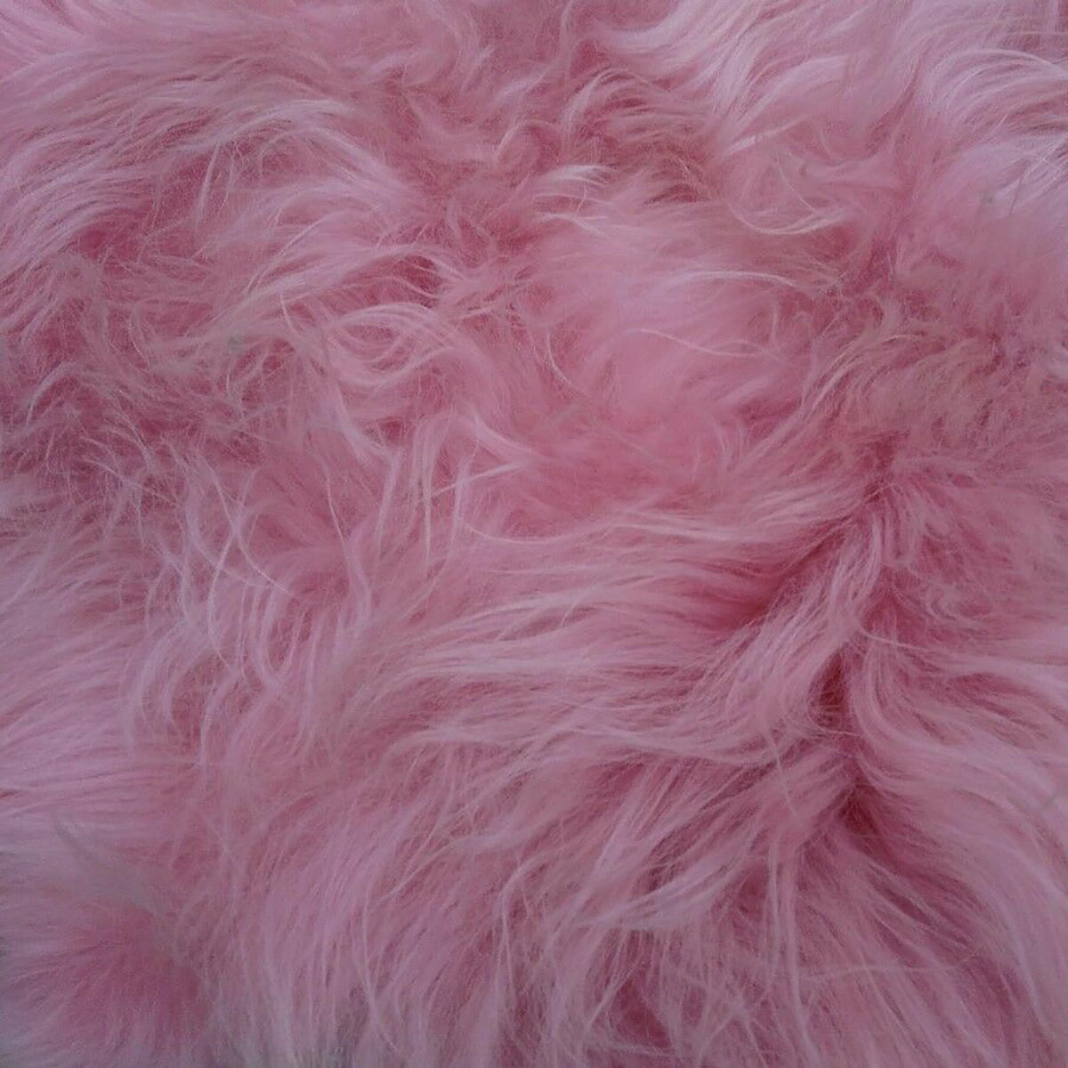 SCHAFFELL Island Rosa, Lange Zottelige Wolle, ca. 100 cm - Rosa, Fell (60/100cm) - Provellus