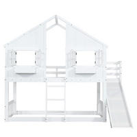 HAUSBETT 90/200 cm Weiß - Ahornfarben/Weiß, Holz/Holzwerkstoff - Raumix