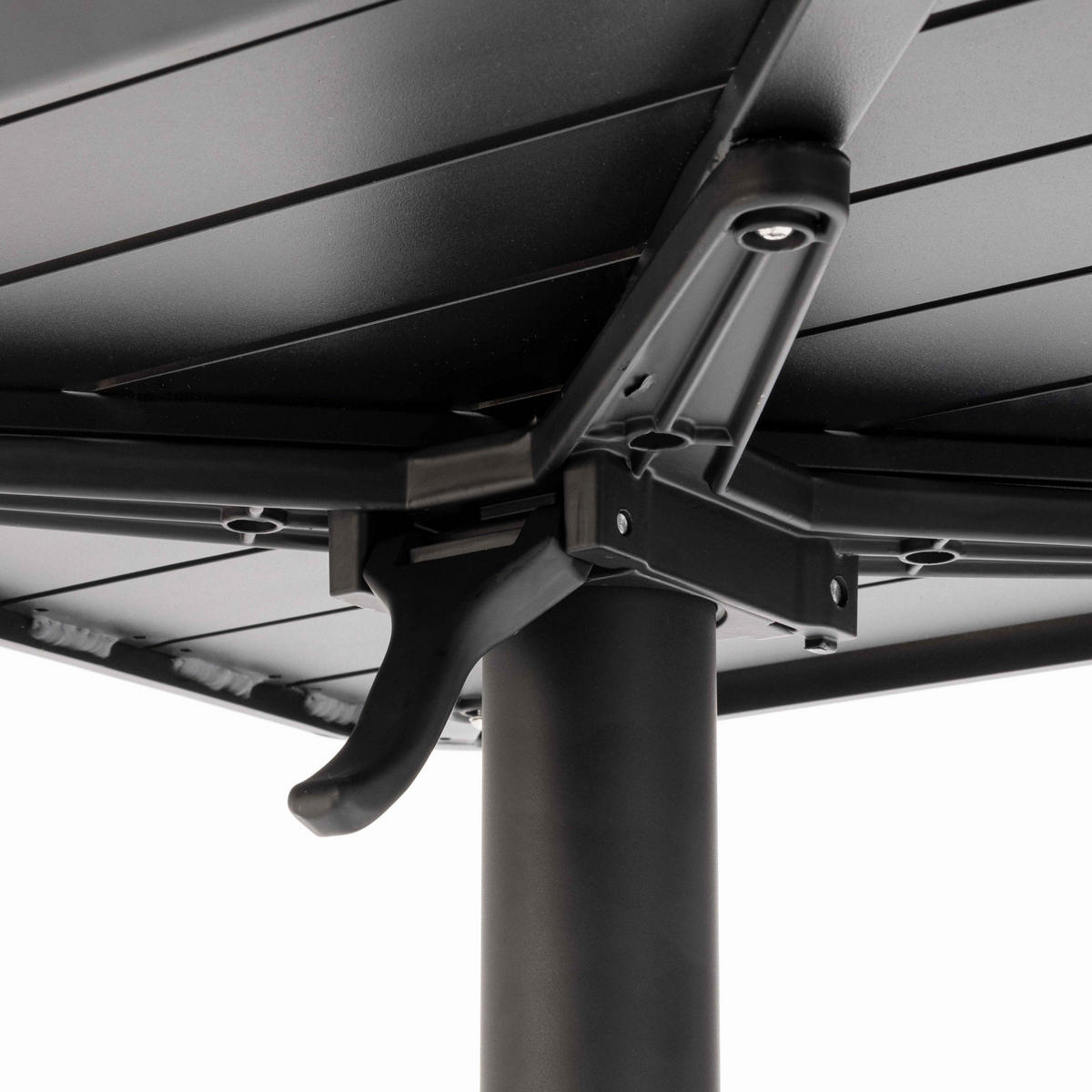 HOCHTISCH 60 x 60 cm, Schwarz - Schwarz, Metall (60/60/108cm) - Oviala