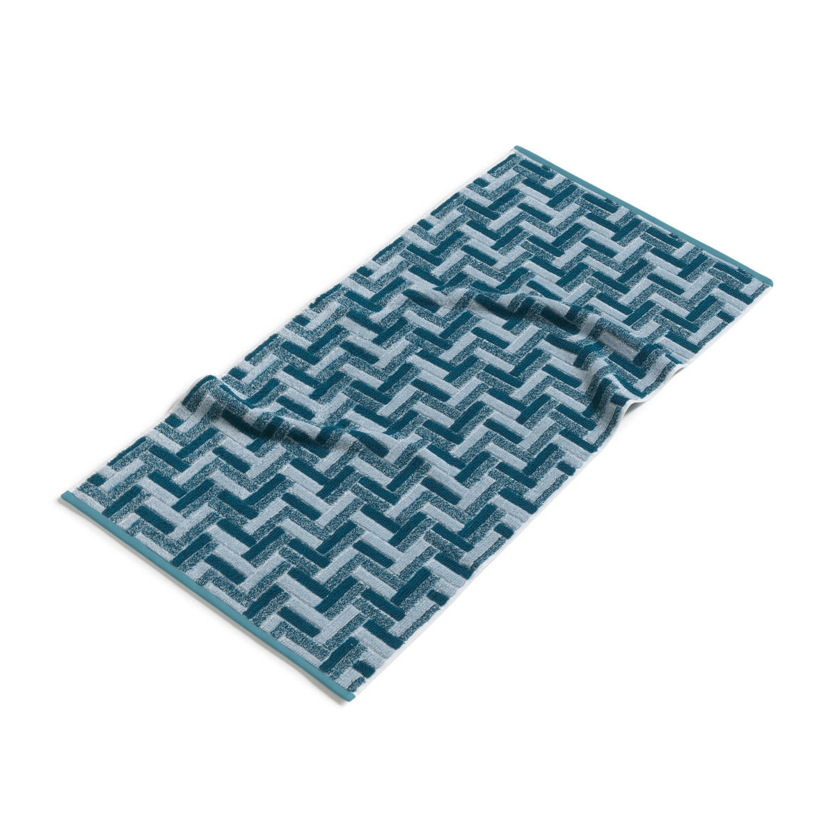HANDTUCH TIDE - Blau/Grün, Textil (50/100cm) - MÖVE