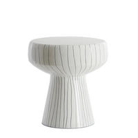 BEISTELLTISCH Dakwa Weiß 38/38/42 cm - Weiß, Metall (38/38/42cm) - Light & Living