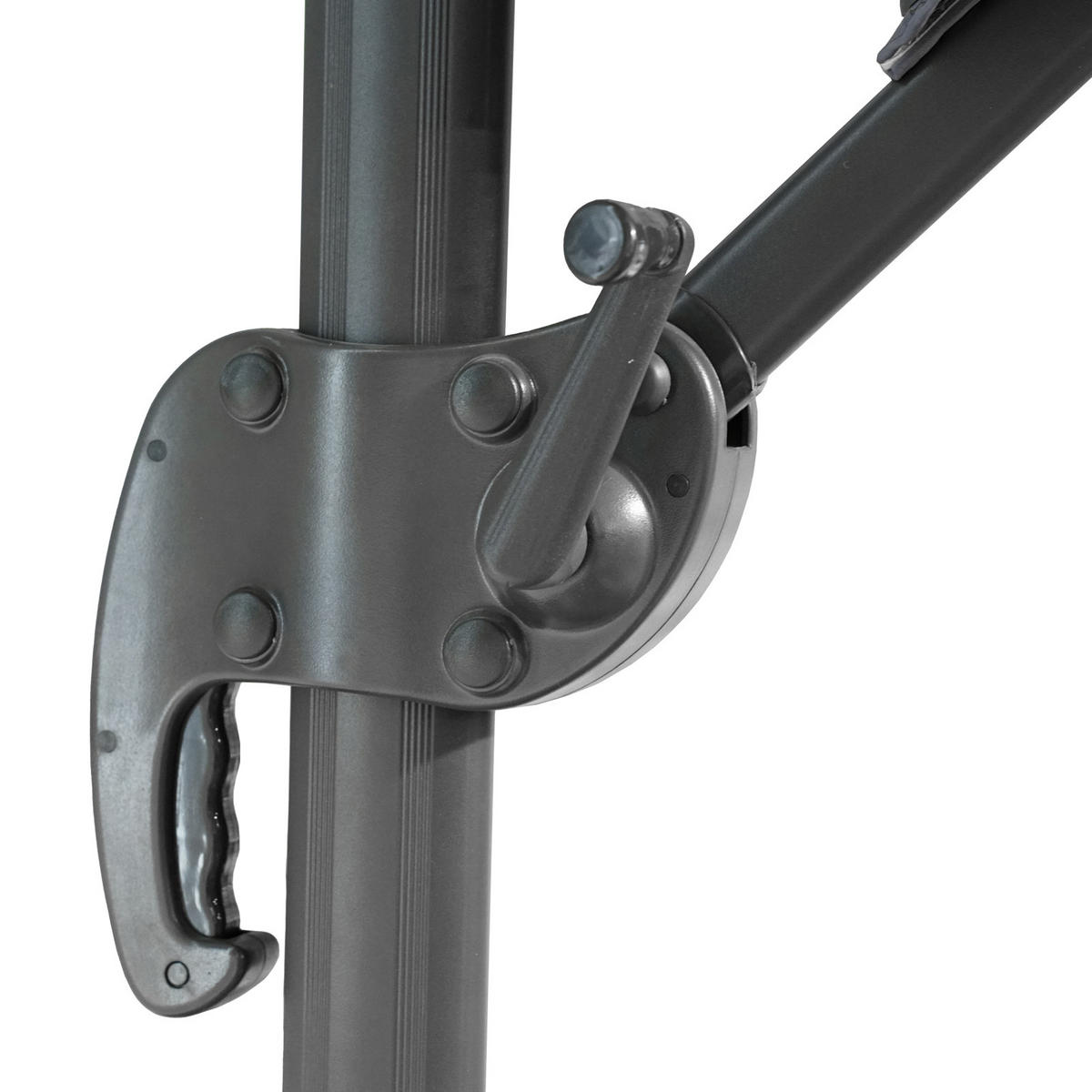 AMPELSCHIRM Hellgrau - Hellgrau, Textil (290/290cm) - SVITA