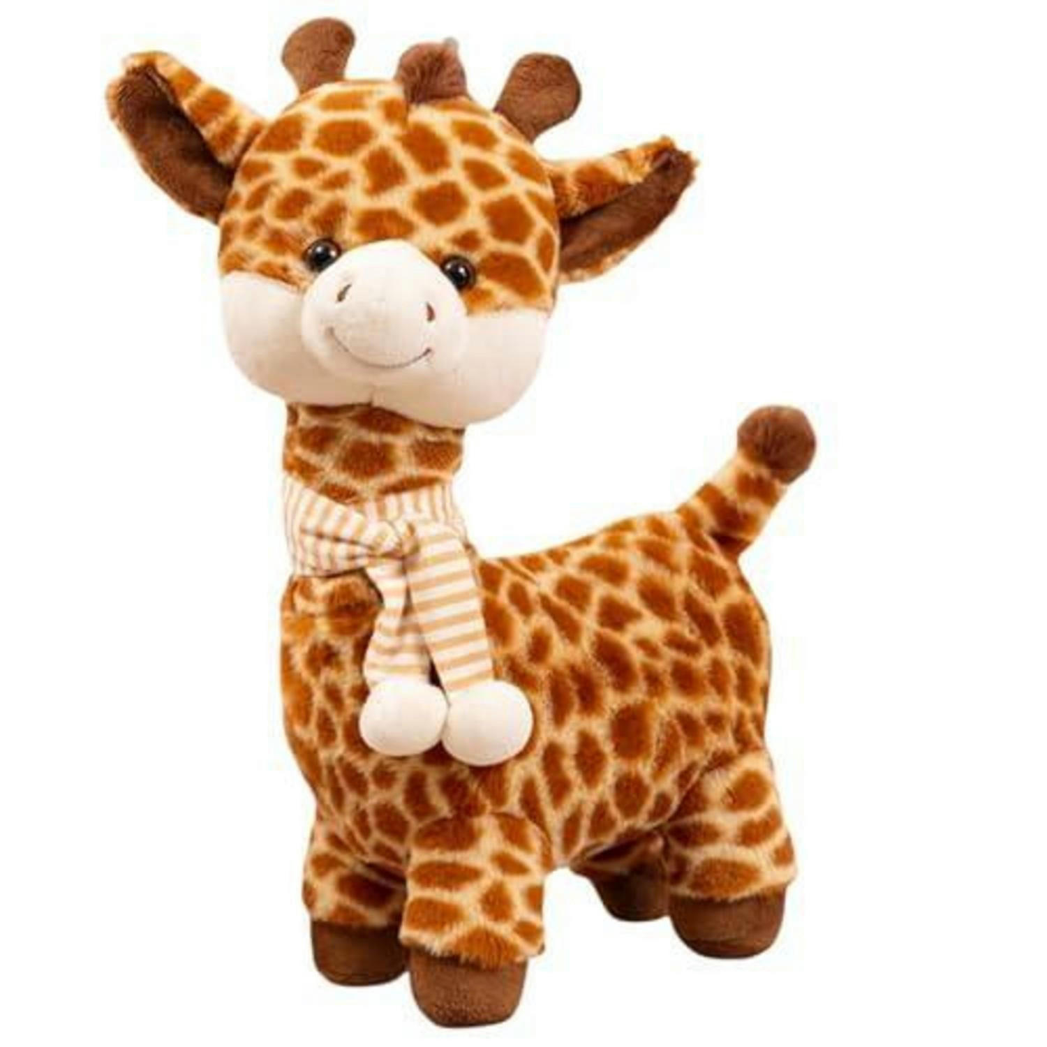 PLÜSCHTIER Giraffe 28 cm - Braun, Textil (10/28cm)