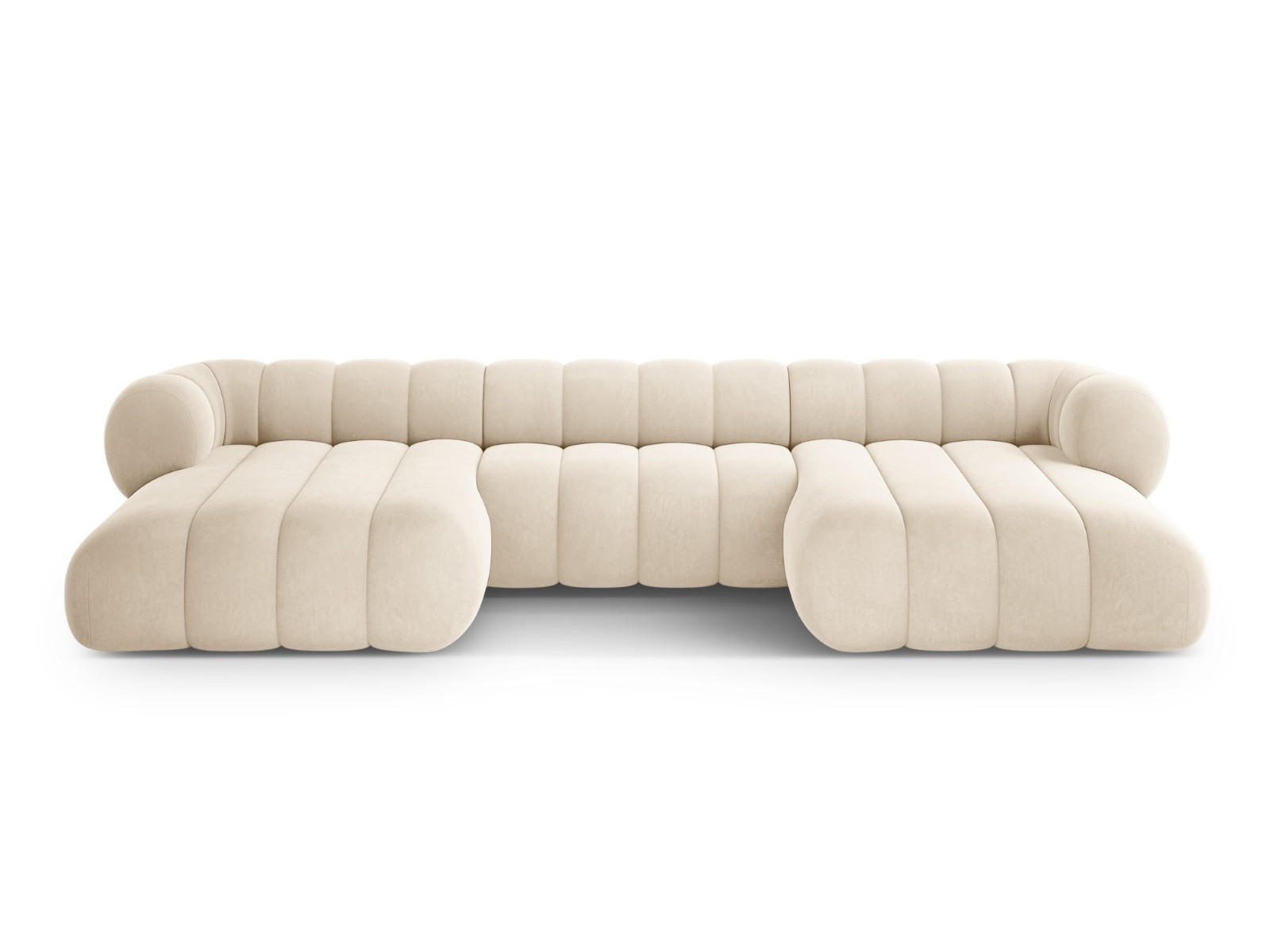 Cosmopolitan Design Panoramasofa Creme 165x70x348 cm