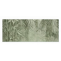 GLASPLATTE für Kamin 125x50 cm - Grün, Glas (125/50/0.4cm) - TULUP