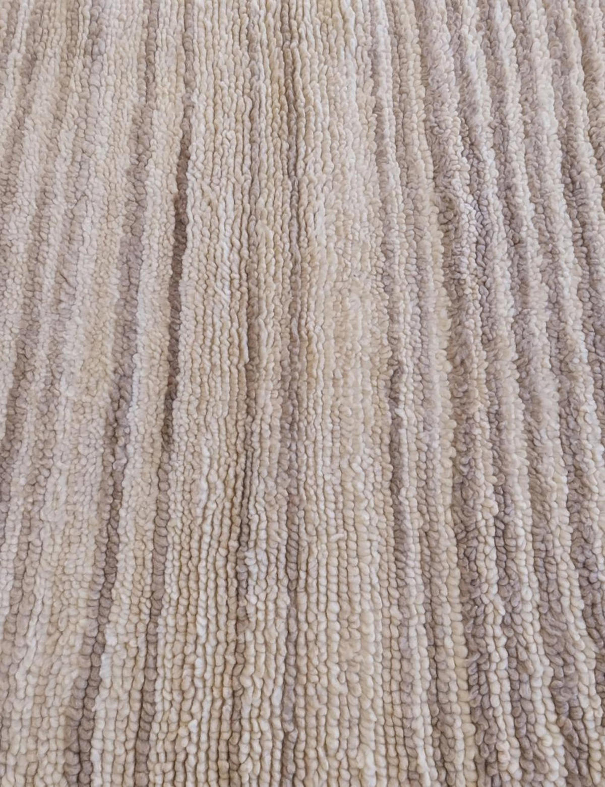 BERBERTEPPICH aus reiner Wolle 98x 158 cm - Weiß, Naturmaterialien (98/158cm) - AFK Living