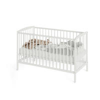 BABYBETT Nöa mit Matratze - Weiß, Holz (60/120cm) - kiki design