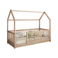 HAUSBETT Greta 90 - Naturfarben, Holz (90/200cm) - MIRJAN24