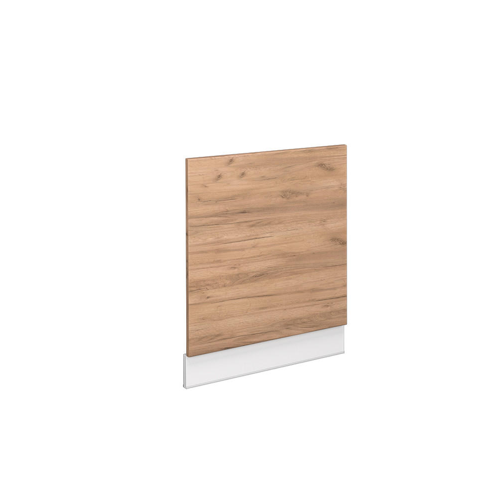 FRONTPANEL Fame-Line Goldkraft ek 60 cm utan bänkskiva Honungsek, Vit 67.4/60/1.6 cm