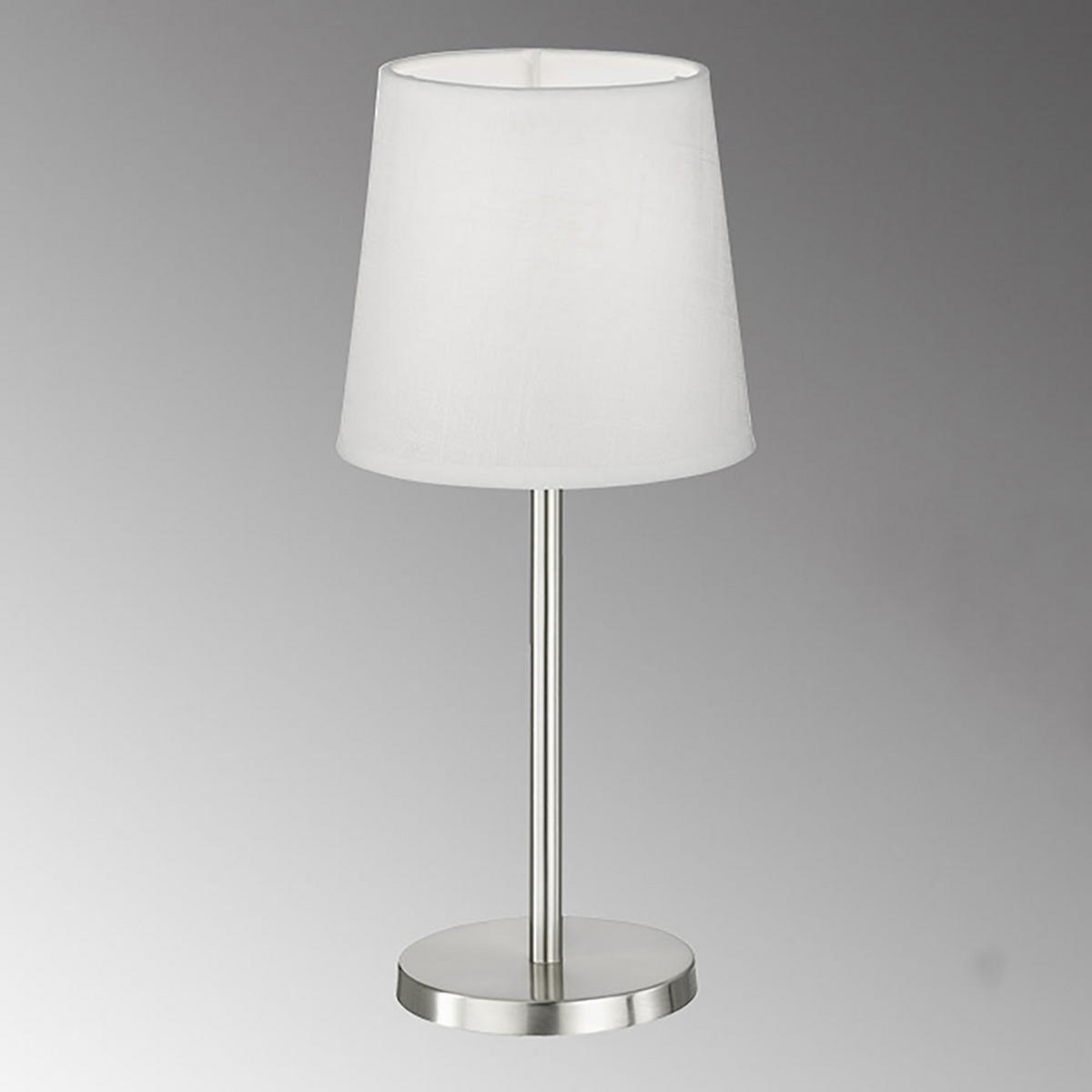 TISCHLEUCHTE Metall weiß matt - Weiß, Metall (14/14/30cm)
