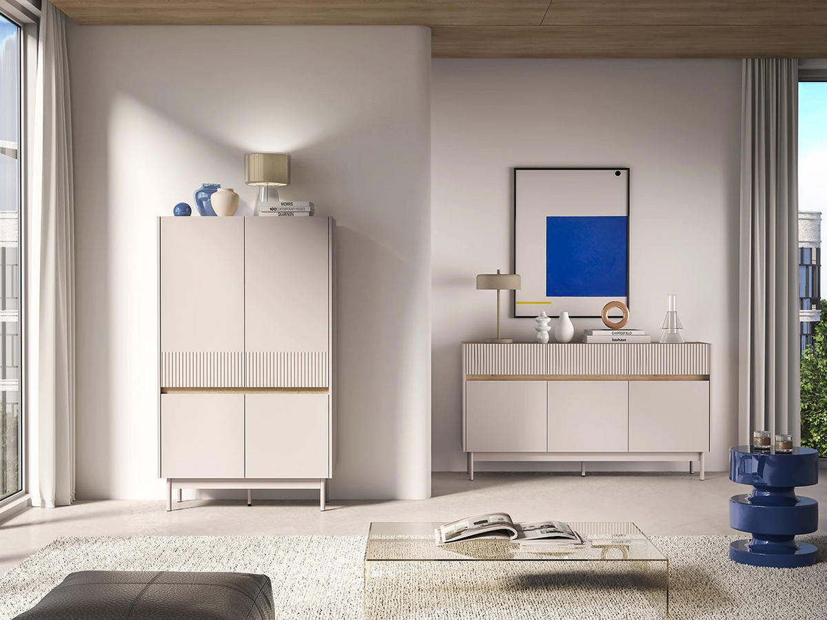 KOMMODE – 92 cm – Dunea – Eichefarben - Eichefarben, Holzwerkstoff (92/156/40cm) - hi-markt
