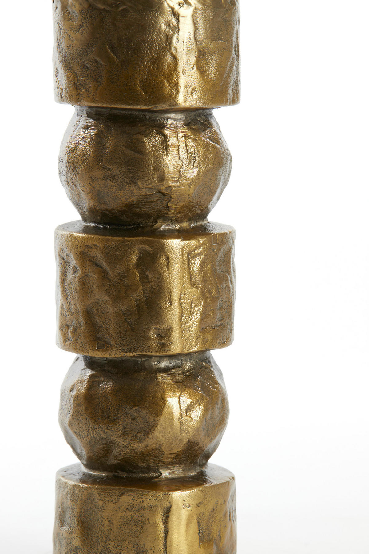 LAMPENFUSS Akti Bronze Ø13/45 cm - Bronzefarben, Metall (13/13/45cm) - Light & Living