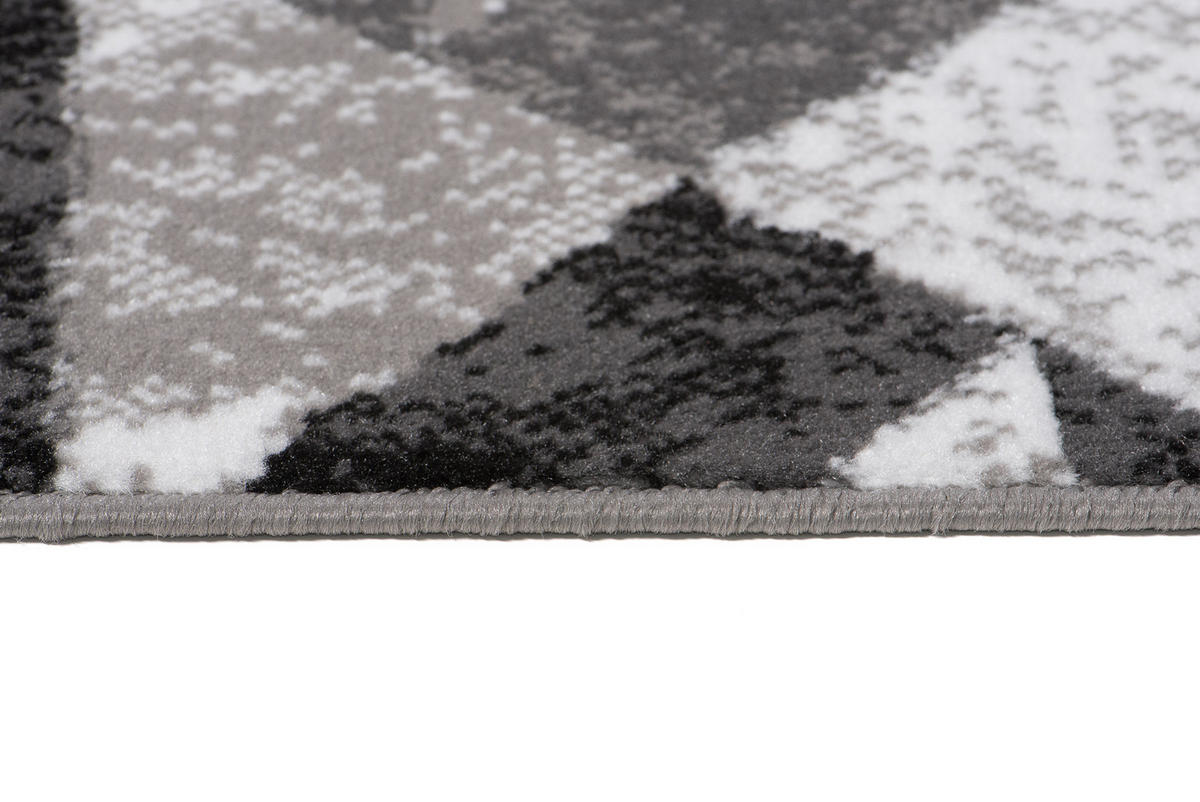 TEPPICH MAYA Creme Zig Zag Geometrisch 160/220 cm - Creme, Textil (160/220cm) - Tapiso
