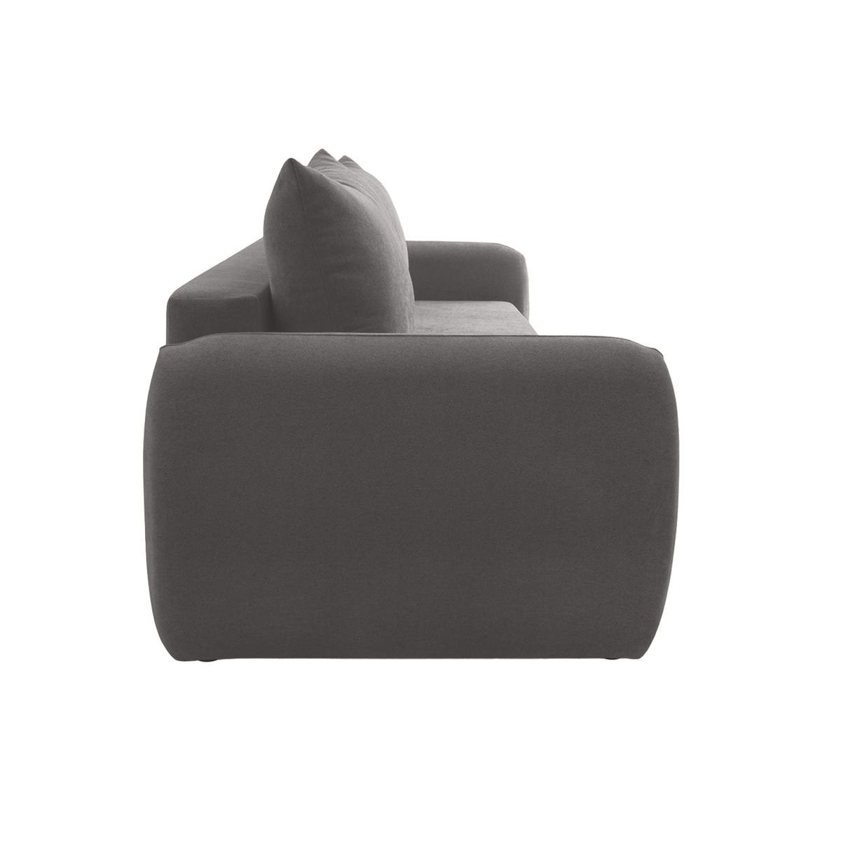 SOFA MUNDUK mit Schlaffunktion, Grau - Grau, Textil (250/98/100cm) - Fedve