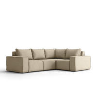 GARTENECKSOFA Für Den Garten SONNE Beige Links - Beige, Holz (246/73/181cm) - Kaiser Möbel