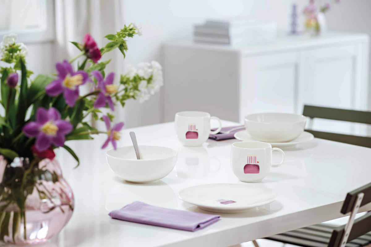FRÜHSTÜCKSSET HAPPY BIRTHDAY With Love bunt 3er Set - Multicolor, Keramik (1/1/1cm) - Villeroy & Boch