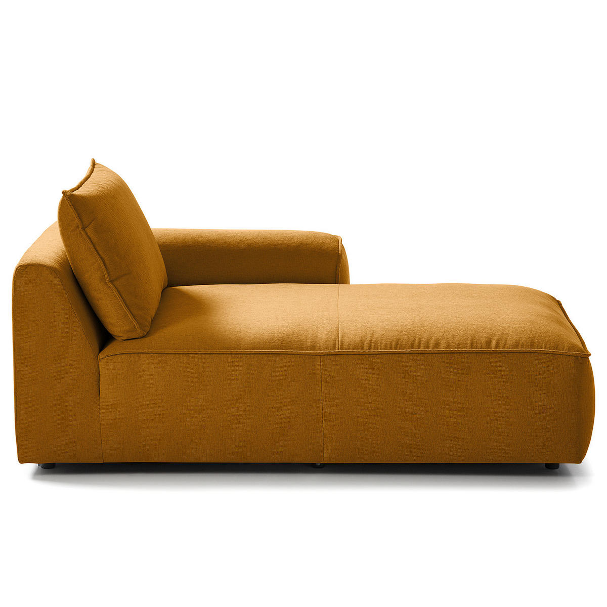 MODULLONGCHAIR - Orange, Holz/Textil (170/82/105cm) - home24