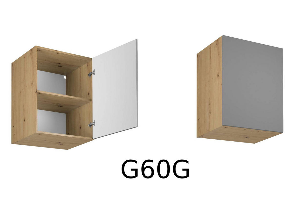 KÜCHENZEILE 440 cm - Langen KL8-M440 in Beige/Matt - Beige/Schwarz, Holz/Metall (440/248/58cm)