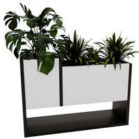 BLUMENKASTEN - Weiß, Holzwerkstoff (23/45/65cm) - RAUMHIRSCH FURNITURE