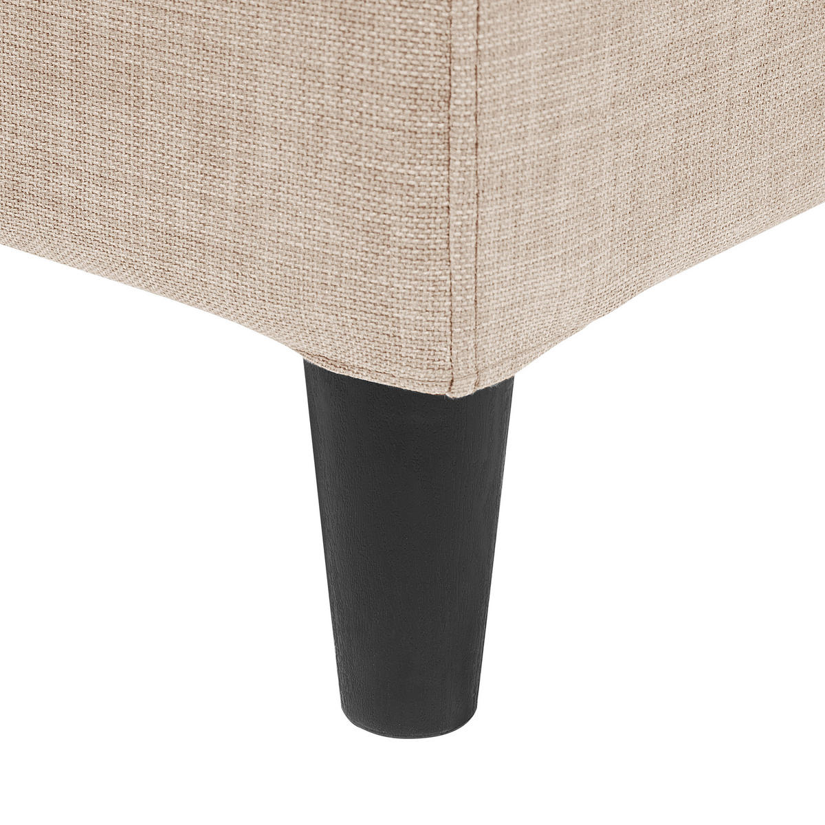 POLSTERBETT 180/200cm Sandbeige Fitou - Beige, Textil (180/200cm) - Beliani