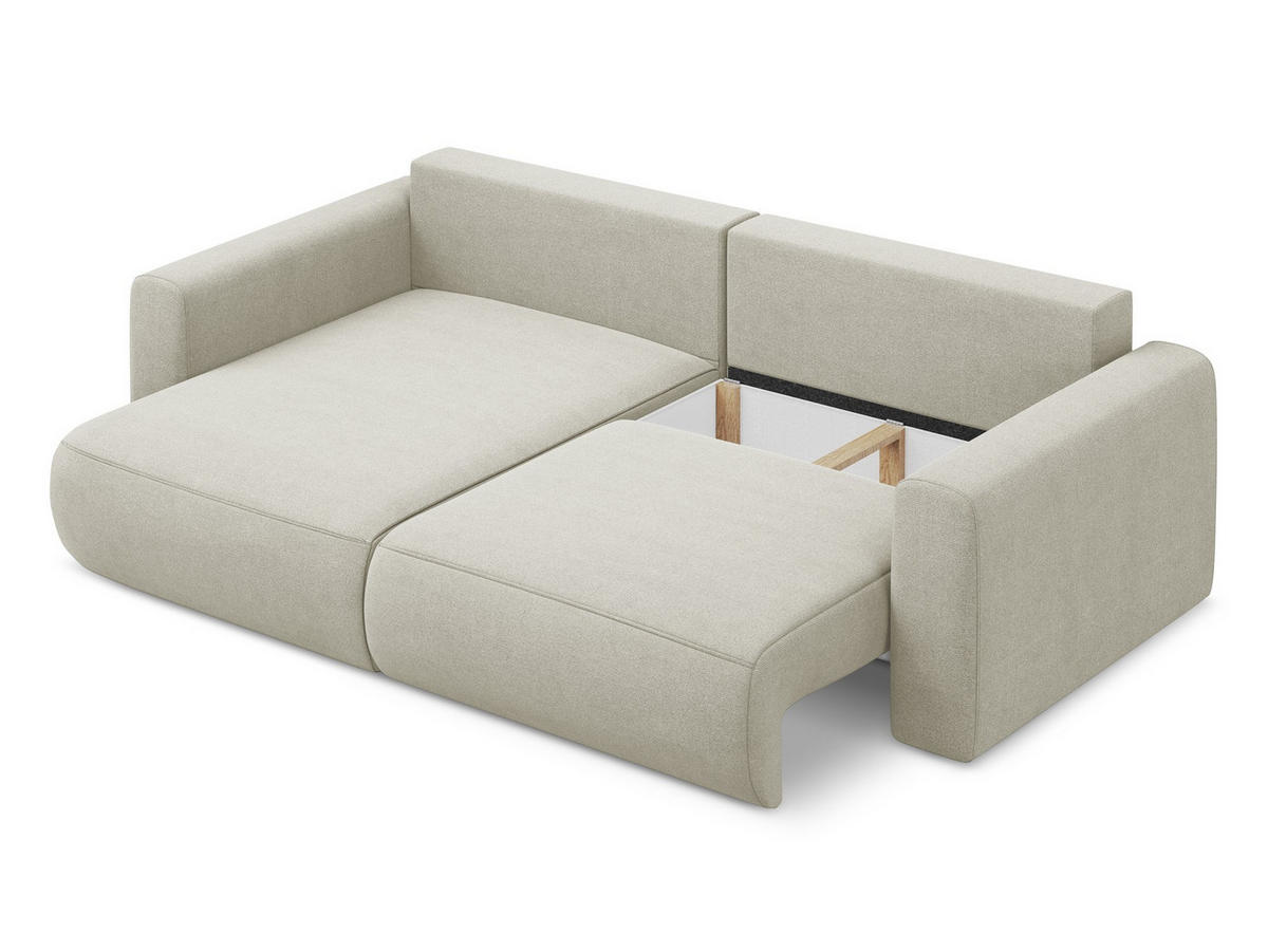 POUF Chenille Stoff Pink - Pink/Hellrosa, Kunststoff/Textil (65/40/65cm) - Makamii