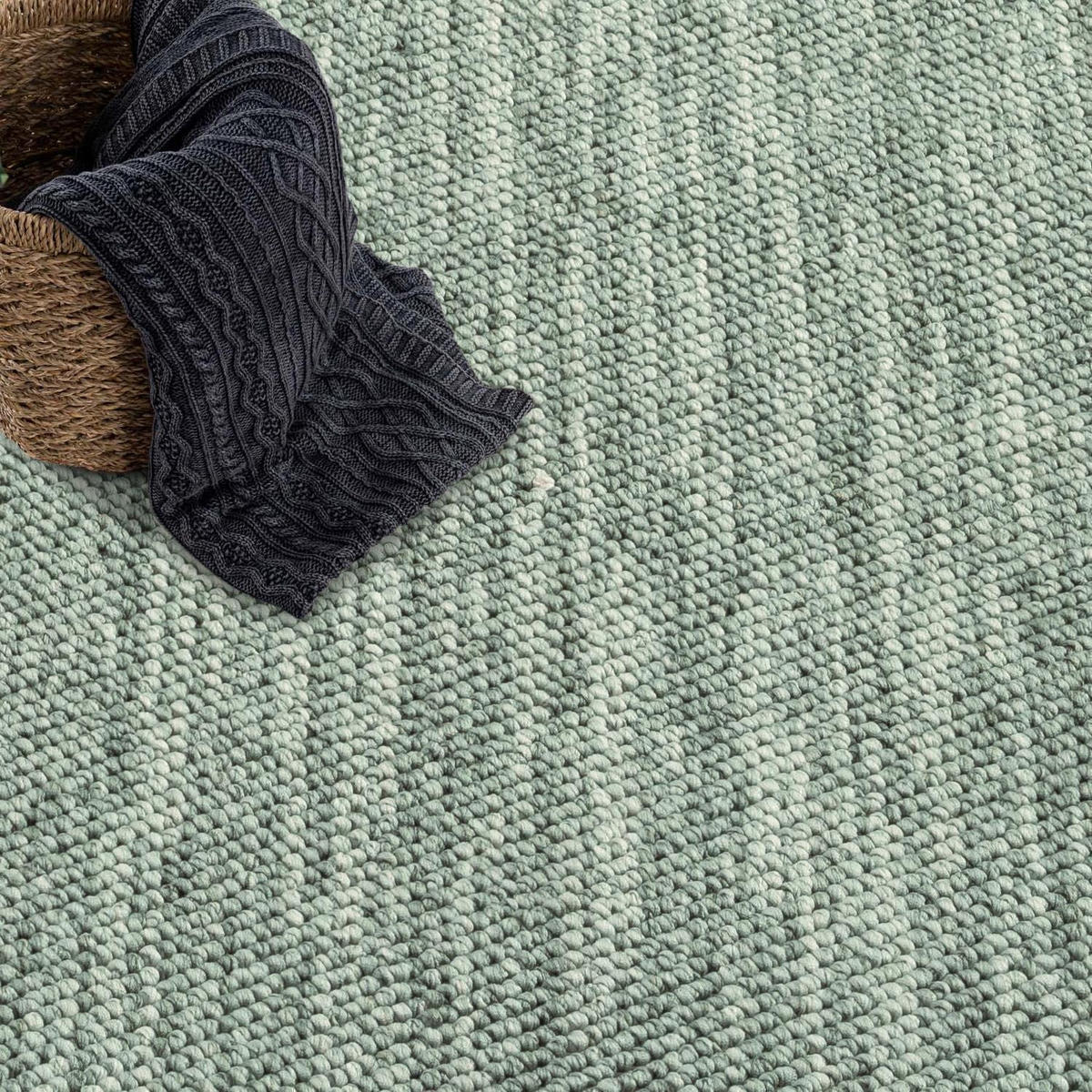 KURZFLOR-TEPPICH Lindo 8843 Grün 80x300 cm - Grün, Textil (80/300cm) - carpet city