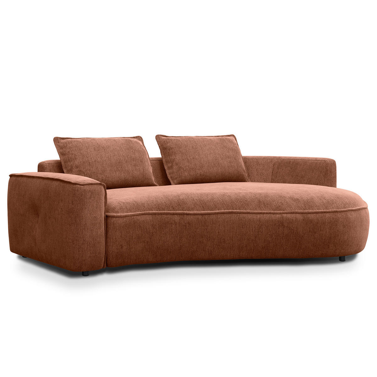 2,5-SITZER SOFA - Beige, Textil (217/82/156cm) - home24