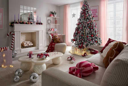 Weihnachtliches Wohnzimmer