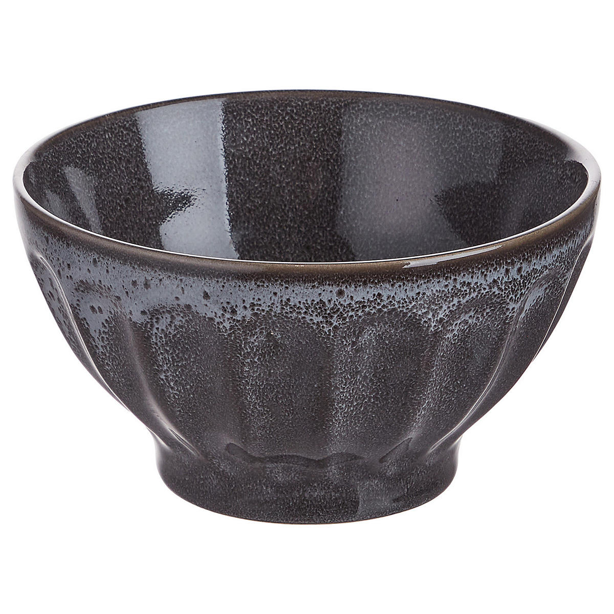 SCHÜSSEL (4er Set) Bergamo - Anthrazit, Keramik (16/16/9cm) - Butlers