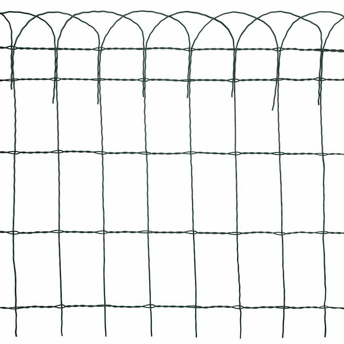 BEETZAUN Pulverbeschichtetes Eisen 25/0,65 M - Grün, Metall (0.1/65cm) - vidaXL