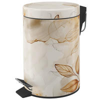 KOSMETIKEIMER Faylora - Beige/Orange, Kunststoff/Metall (17/25/25cm) - Sanilo