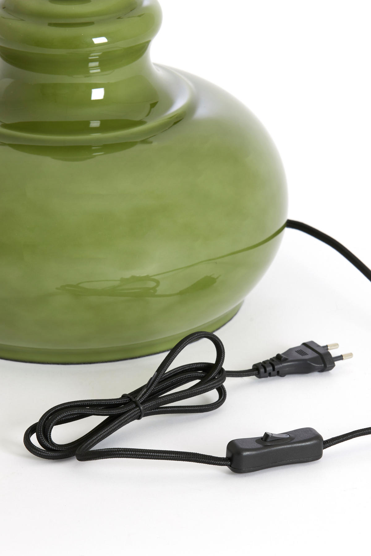 LAMPENSOCKEL Verde Grün 23/23/28.5 cm - Grün, Glas (23/23/28.5cm) - Light & Living