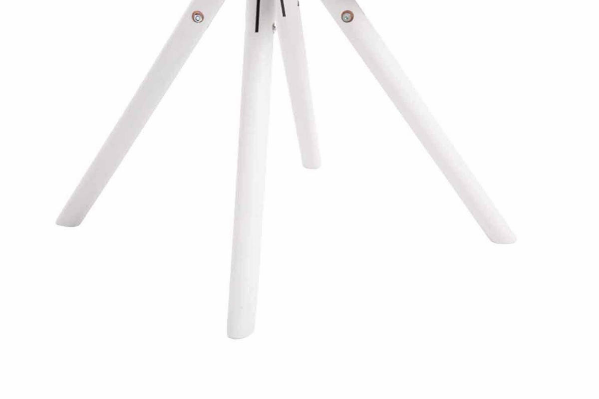 STUHL Stoff dunkelgrau - Dunkelgrau/Weiß, Holz/Textil (48/84/56cm) - CLP