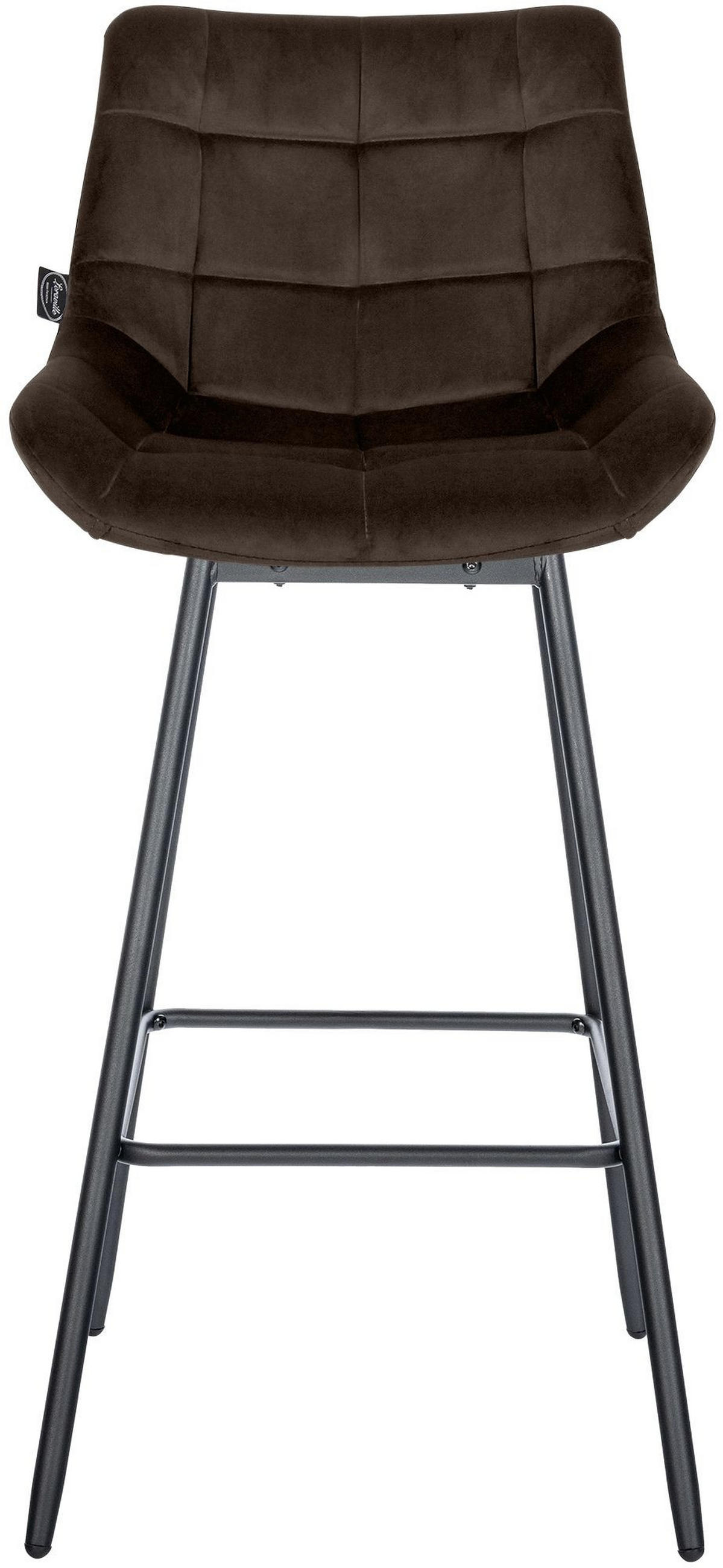 BARHOCKER Weston schwenkbar 105x49x56 cm braun - Braun, Metall (49/105/56cm) - furnicato