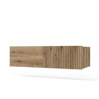 SKŘÍŇKA POD UMYVADLO dub 140/37,5/53 - barva dubu, kompozitní dřevo (140/38/53cm) - RAUMHIRSCH FURNITURE